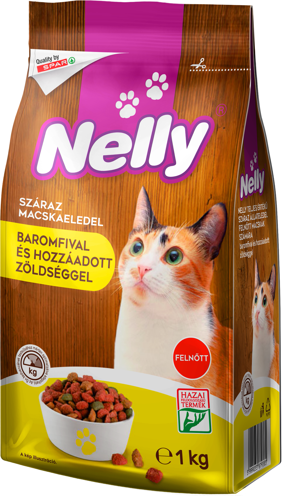 Nelly Macska száraztáp szárnyas ízű 2kg